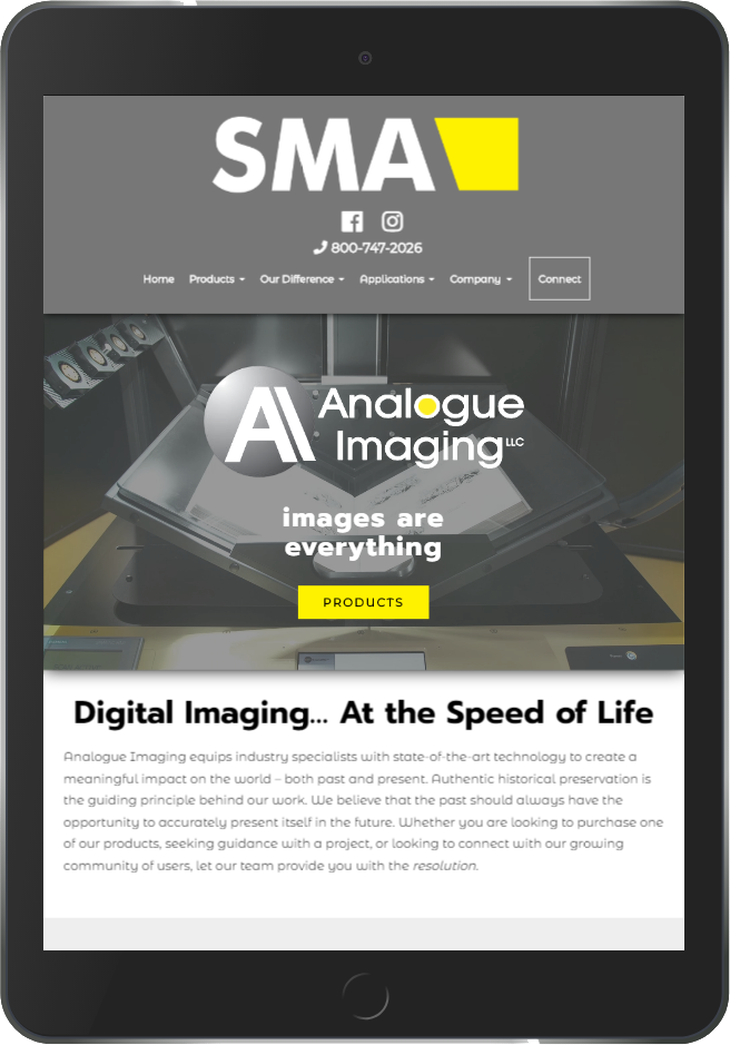 Analogue Imaging Ipad View